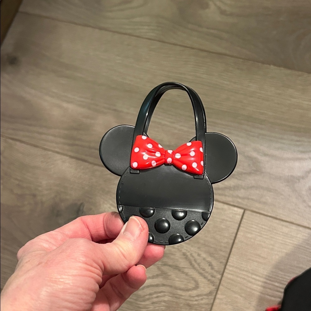 Disney Kids Backpack with Polka Dots - Red and Black - Picture 6 of 7